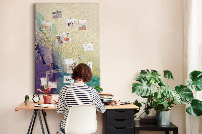 Painel de cortiça para parede Mármore com glitter