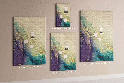 Painel de cortiça para parede Mármore com glitter