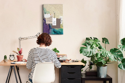 Painel de cortiça para parede Mármore com glitter