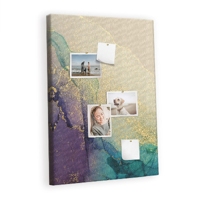 Painel de cortiça para parede Mármore com glitter