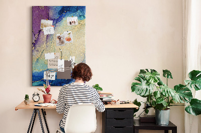 Quadro de cortiça Tinta abstrata