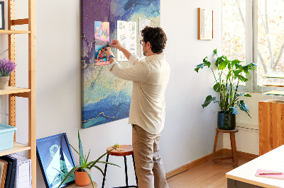 Quadro de cortiça Tinta abstrata