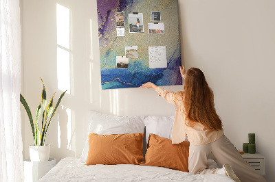 Quadro de cortiça Tinta abstrata