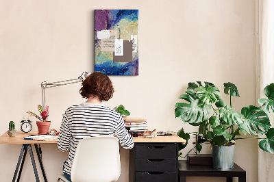 Quadro de cortiça Tinta abstrata