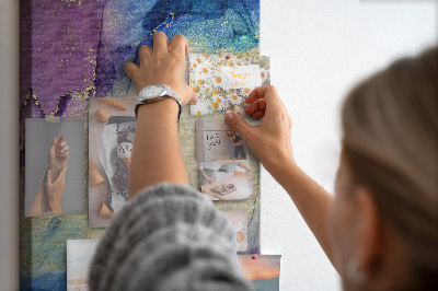 Quadro de cortiça Tinta abstrata