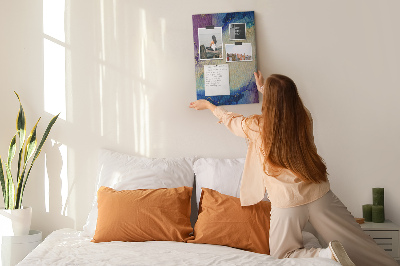 Quadro de cortiça Tinta abstrata