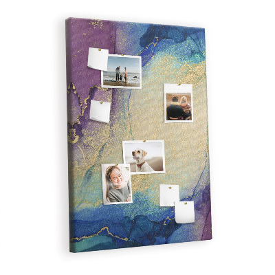 Quadro de cortiça Tinta abstrata