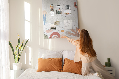 Quadro de cortiça Planejador diário