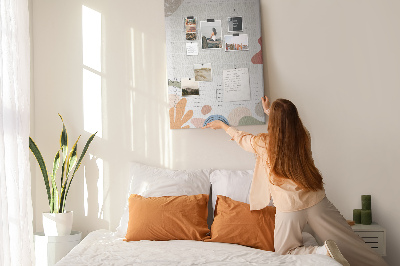 Lousa de cortiça Planejador mensal