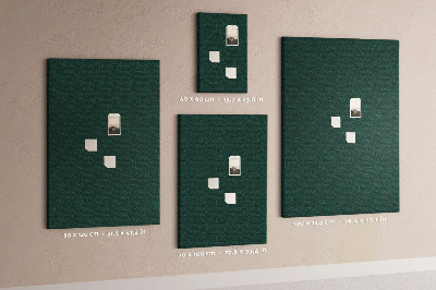 Quadro de cortiça Linhas de padrão de folhas