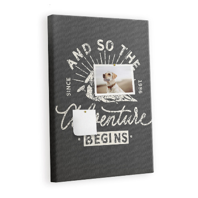 Lousa de cortiça Pôster vintage