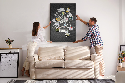 Lousa de cortiça Pôster vintage