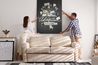 Lousa de cortiça Pôster vintage