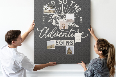 Lousa de cortiça Pôster vintage