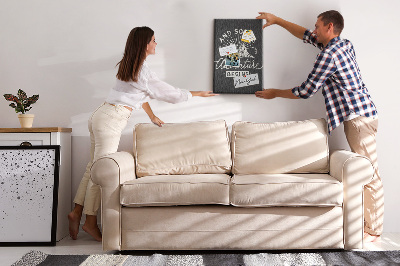 Lousa de cortiça Pôster vintage