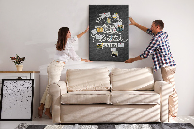 Lousa de cortiça Pôster vintage