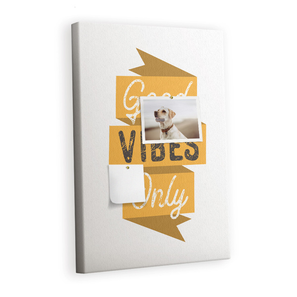 Painel de cortiça para parede Frase motivacional