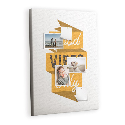 Painel de cortiça para parede Frase motivacional