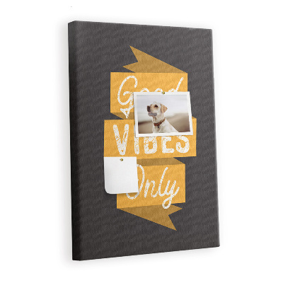 Quadro de cortiça Citação inspiradora