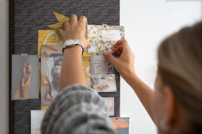 Quadro de cortiça Citação inspiradora