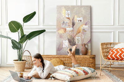 Quadro de cortiça Plantas em aquarela