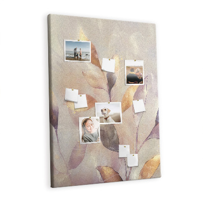 Quadro de cortiça Plantas em aquarela