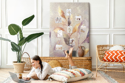 Quadro de cortiça Plantas em aquarela