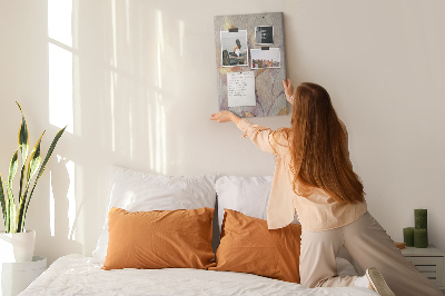 Quadro de cortiça Plantas em aquarela