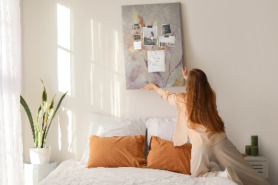 Quadro de cortiça Plantas em aquarela