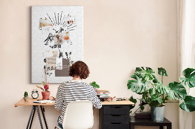 Lousa de cortiça Fique nas Montanhas Selvagens