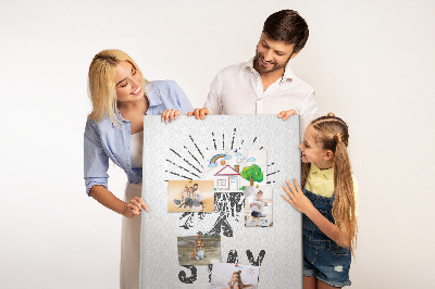 Lousa de cortiça Fique nas Montanhas Selvagens