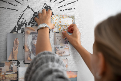 Lousa de cortiça Fique nas Montanhas Selvagens