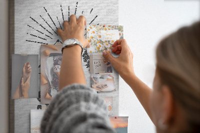 Lousa de cortiça Fique nas Montanhas Selvagens