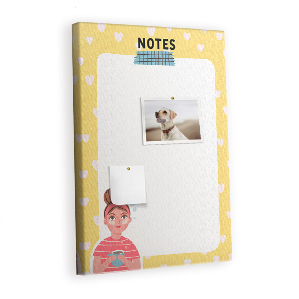 Lousa de cortiça Quadro de notas