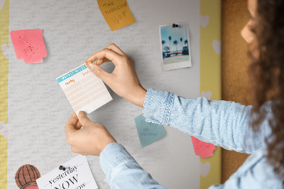 Lousa de cortiça Quadro de notas