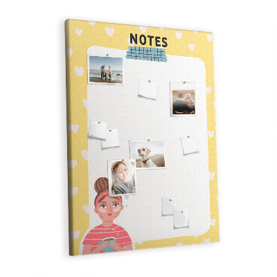 Lousa de cortiça Quadro de notas