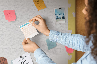 Lousa de cortiça Quadro de notas