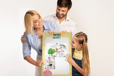 Lousa de cortiça Quadro de notas