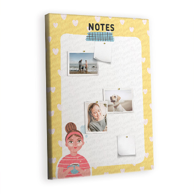 Lousa de cortiça Quadro de notas