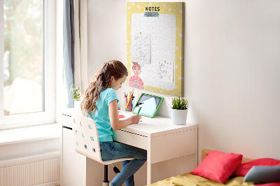 Lousa de cortiça Quadro de notas