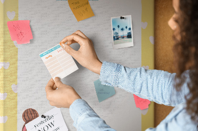 Lousa de cortiça Quadro de notas