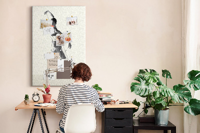 Painel de cortiça para parede bailarina