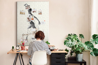 Painel de cortiça para parede bailarina