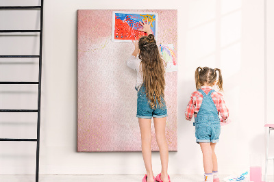 Quadro de cortiça Mármore rosa