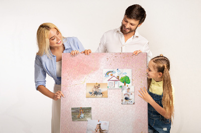 Quadro de cortiça Mármore rosa