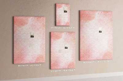 Quadro de cortiça Mármore rosa