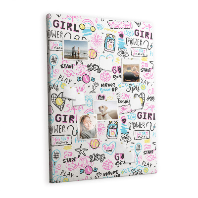 Lousa de cortiça Padrão infantil