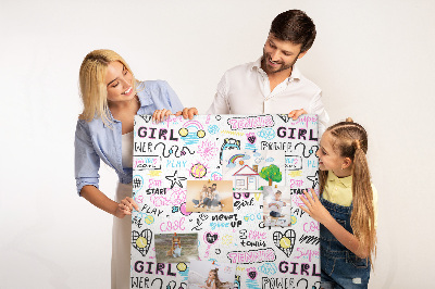 Lousa de cortiça Padrão infantil