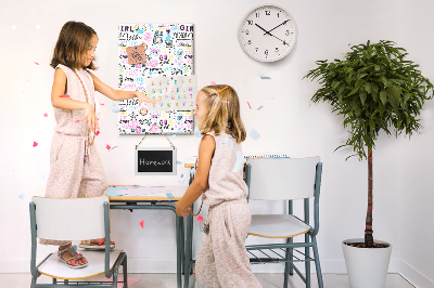 Lousa de cortiça Padrão infantil