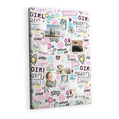 Lousa de cortiça Padrão infantil